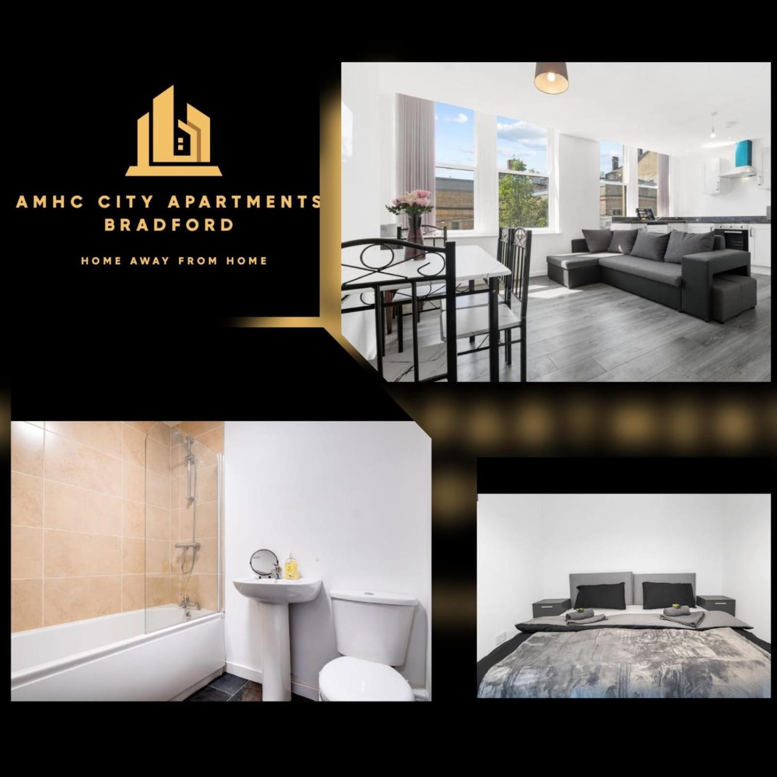 Amhc City Apartments Bradford City Centre One & Two Bedroom Apartments, 24 Hours Express Self Check In, Long Stay Contractors Welcome, Paid Parking Available Nearby Ngoại thất bức ảnh